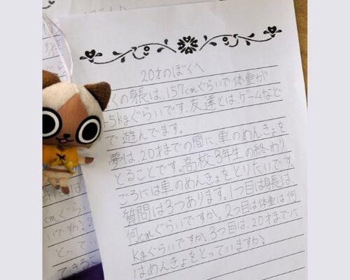 20才の手紙